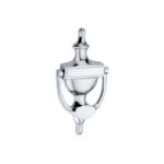 Spira Brass Polished Chrome Victorian Door Knocker 150mm Front Door Knocker