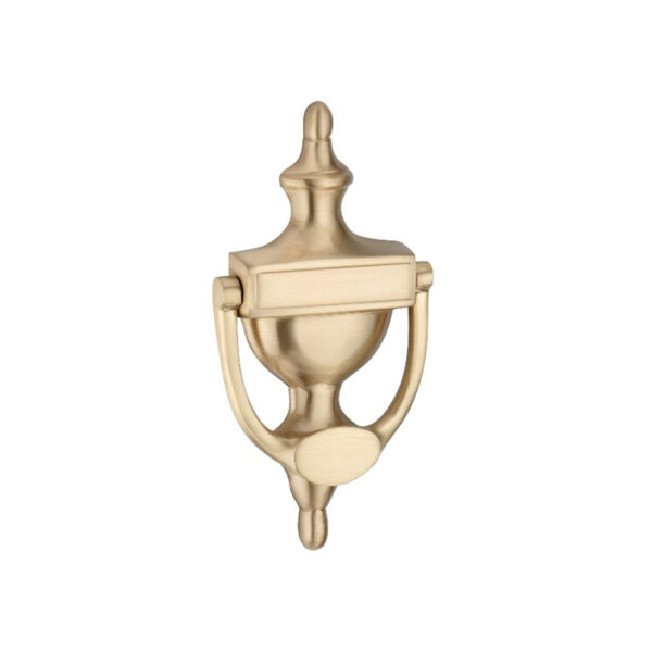 Spira Brass Satin Brass Victorian Door Knocker 150mm Front Door Knocker