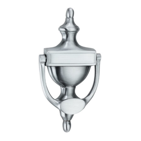 Spira Brass Satin Chrome Victorian Door Knocker 150mm Front Door Knocker