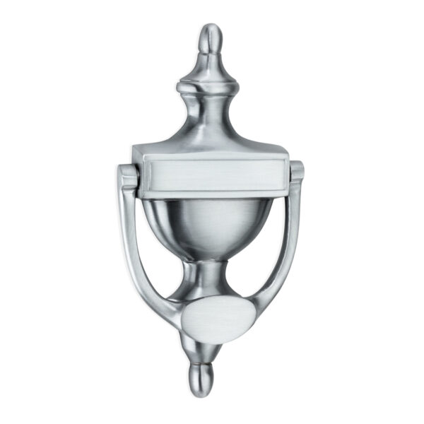 Spira Brass Satin Chrome Victorian Door Knocker 150mm Front Door Knocker