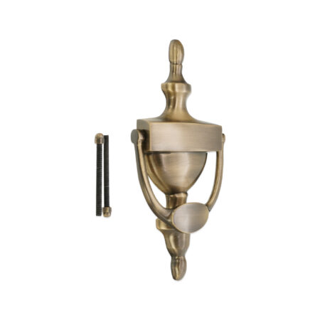 Spira Brass Antique Brass Victorian Door Knocker 200mm Front Door Knocker - Image 4