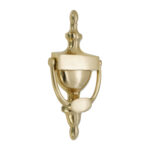Spira Brass Polished Brass Victorian Door Knocker 200mm Front Door Knocker