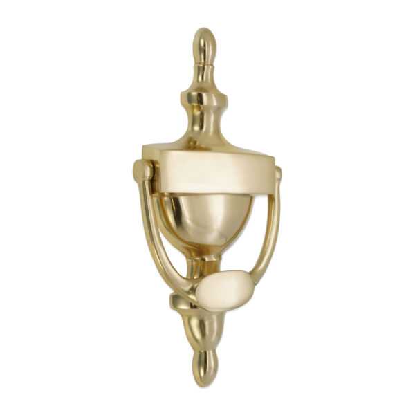 Spira Brass Polished Brass Victorian Door Knocker 200mm Front Door Knocker