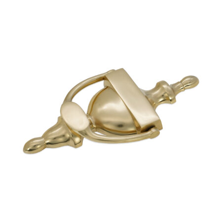Spira Brass Polished Brass Victorian Door Knocker 200mm Front Door Knocker - Image 2