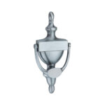 Spira Brass Satin Chrome Victorian Door Knocker 200mm Front Door Knocker