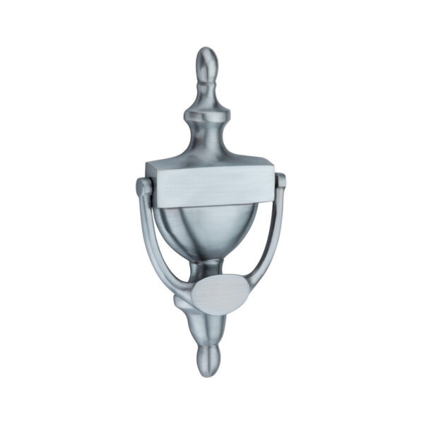 Spira Brass Satin Chrome Victorian Door Knocker 200mm Front Door Knocker