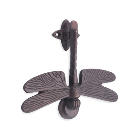 Spira Brass Brass Dragonfly Door Knocker Aged Bronze Front Door Knocker