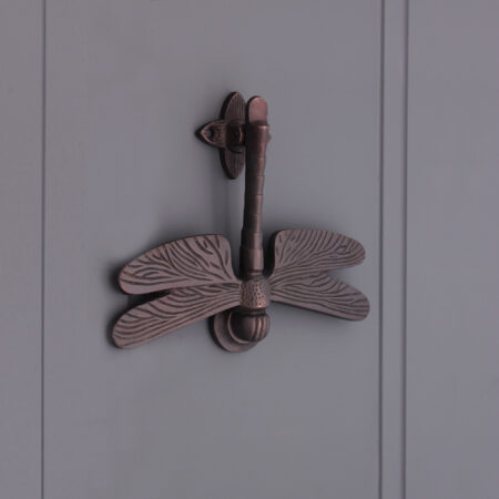 Spira Brass Brass Dragonfly Door Knocker Aged Bronze Front Door Knocker - Image 2