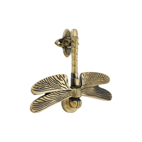 Spira Brass Brass Dragonfly Door Knocker Antique Front Door Knocker