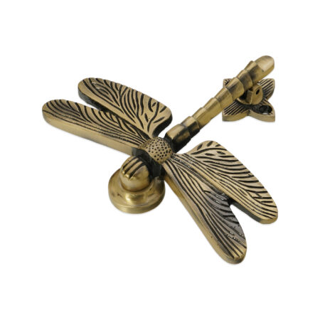 Spira Brass Brass Dragonfly Door Knocker Antique Front Door Knocker - Image 2