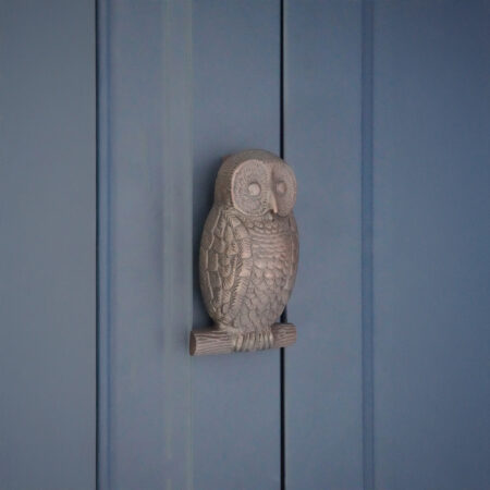 Spira Brass Brass Owl Door Knocker Aged Bronze Front Door Knocker - Image 3