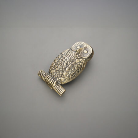 Spira Brass Antique Brass Owl Door Knocker Front Door Knocker - Image 2