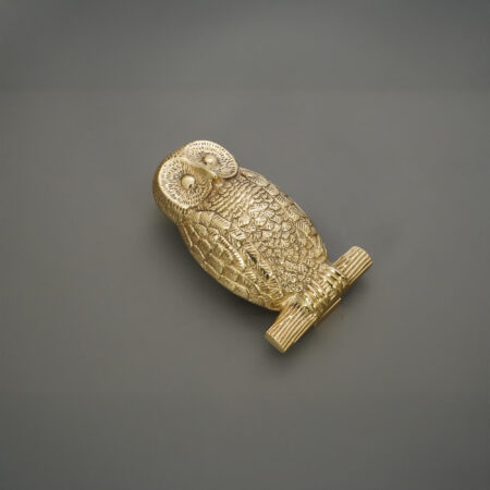 Spira Brass Polished Brass Owl Door Knocker Front Door Knocker - Image 2