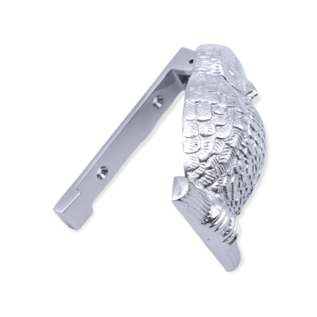 Spira Brass Polished Chrome Owl Door Knocker Front Door Knocker - Image 2