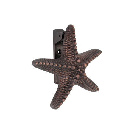 Spira Brass Brass Starfish Door Knocker Aged Bronze Front Door Knocker
