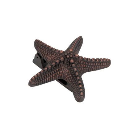 Spira Brass Brass Starfish Door Knocker Aged Bronze Front Door Knocker - Image 2
