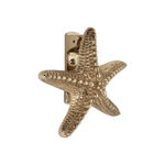 Spira Brass Polished Brass Starfish Door Knocker Front Door Knocker