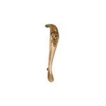 Spira Brass Lion Pull Handle 250mm Aged Brass - Antique Brass
