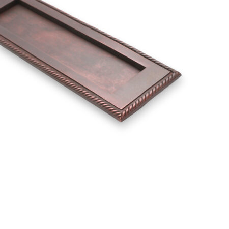 Georgian Letter Plate 250mm Aged Bronze - Image 2