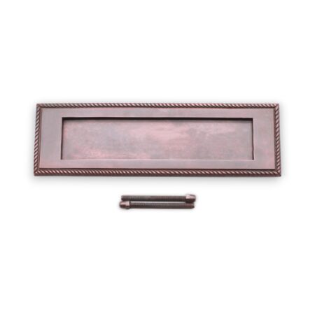 Georgian Letter Plate 250mm Aged Bronze - Image 4