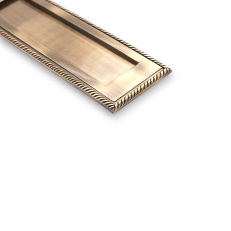 Spira Brass Georgian Letter Plate 250mm Antique Brass - Image 2