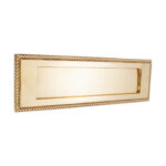 Spira Brass Georgian Letter Plate 250mm Polished Brass