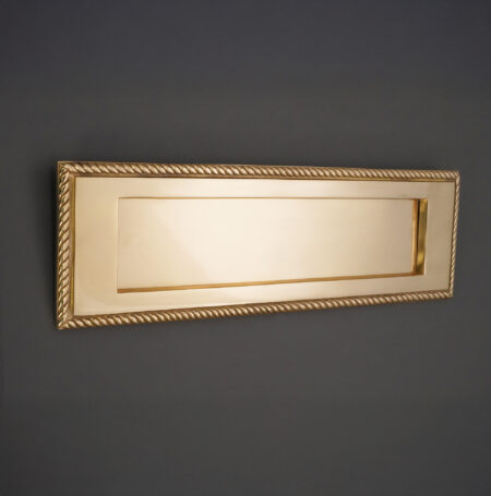 Spira Brass Georgian Letter Plate 250mm Polished Brass - Image 3