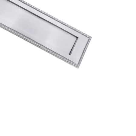 Georgian Letter Plate 250mm Satin Chrome - Image 2