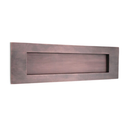 Spira Brass Victorian Letter Plate 250mm Aged Bronze
