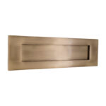 Spira Brass Antique Brass Victorian Letter Plate 250mm Door Hardware