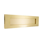 Spira Brass Victorian Letter Plate 250mm Polished Brass