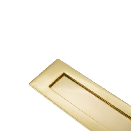 Spira Brass Victorian Letter Plate 250mm Polished Brass - Image 2