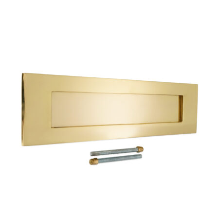 Spira Brass Victorian Letter Plate 250mm Polished Brass - Image 4