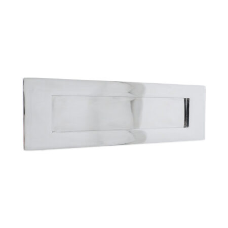 Spira Brass Victorian Letter Plate 250mm Polished Chrome