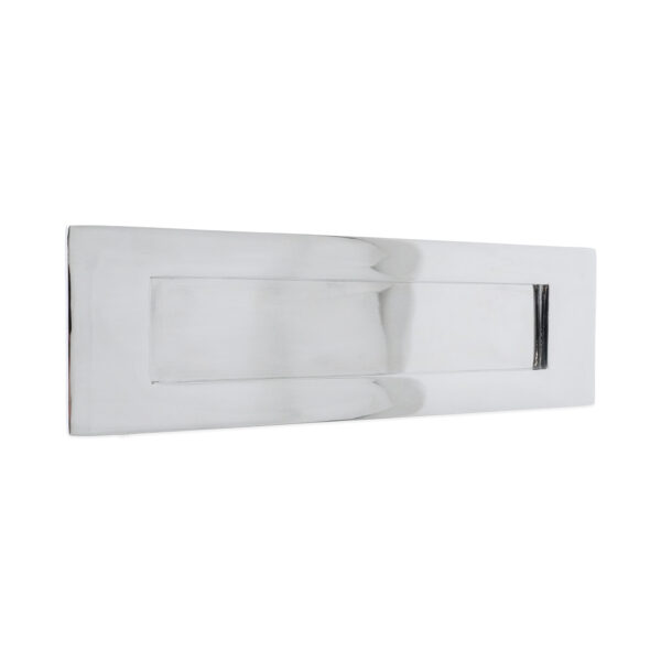 Spira Brass Victorian Letter Plate 250mm Polished Chrome