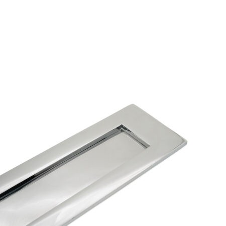 Spira Brass Victorian Letter Plate 250mm Polished Chrome - Image 2