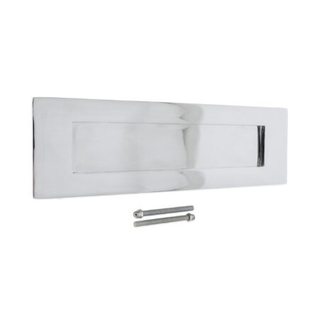 Spira Brass Victorian Letter Plate 250mm Polished Chrome - Image 4