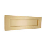 Spira Brass Victorian Letter Plate 250mm Satin Brass