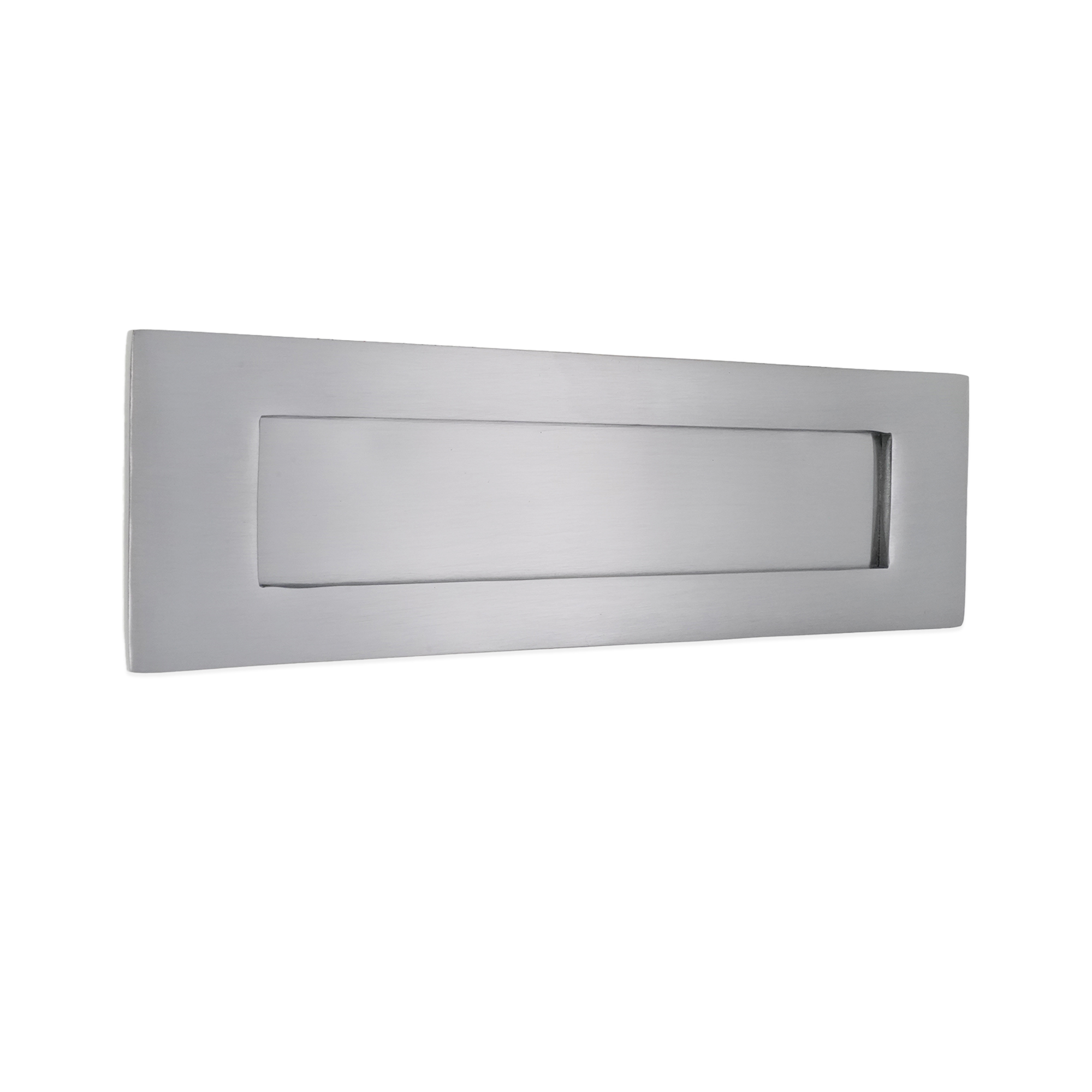 SB5105SC_1.jpg Spira Brass Victorian Letter Plate 250mm Satin Chrome - Image 1