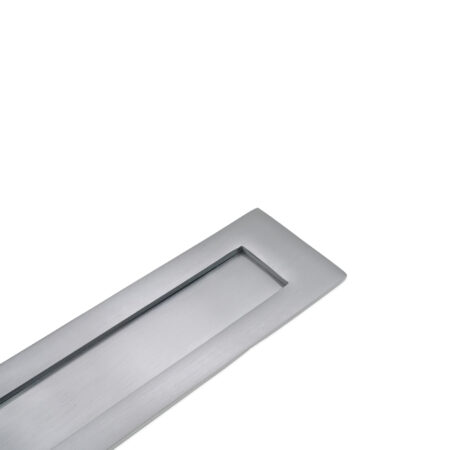 Spira Brass Victorian Letter Plate 250mm Satin Chrome - Image 2