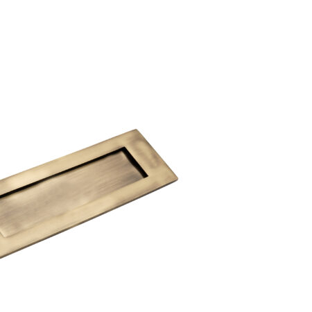 Spira Brass Antique Brass Victorian Letter Plate 300mm Door Hardware - Image 2