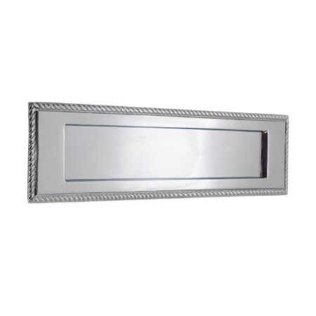 Georgian Letter Plate 250mm Polished Chrome