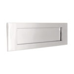 Spira Brass Polished Chrome Victorian Letter Plate 300mm Door Hardware