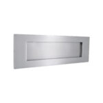 Spira Brass Satin Chrome Victorian Letter Plate 300mm Door Hardware
