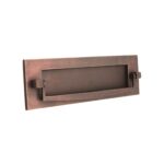 Spira Brass Brass Door Knocker Regency Knocker Postal Plate 250mm Aged Bronze Front Door Knocker