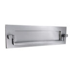 Spira Brass Satin Chrome Door Knocker Regency Knocker Postal Plate 250mm Front Door Knocker