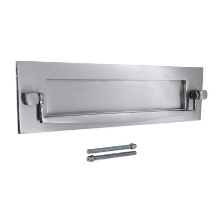 Spira Brass Satin Chrome Door Knocker Regency Knocker Postal Plate 250mm Front Door Knocker - Image 4