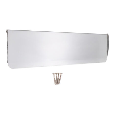 Satin Chrome Tidy Flap 300 x 87mm Door Hardware - Image 4