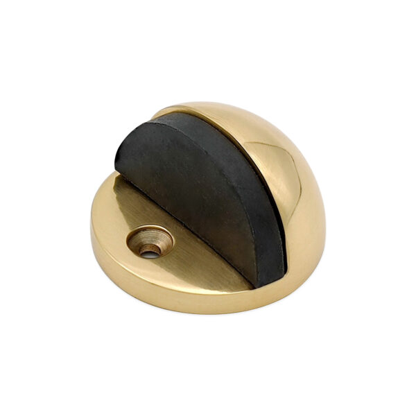 Half Moon Door Stopper Polished Brass