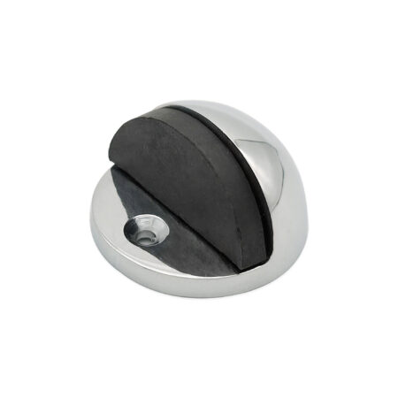 Half Moon Door Stopper Polished Chrome